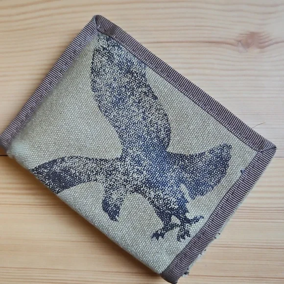 Vintage American Eagle Outfitters Men's Brown Wallet