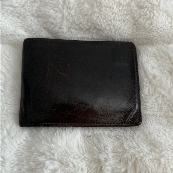 Coach Dark Brown Leather Wallet