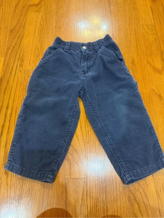 Vintage Osh Kosh Kids Corduroy Pull-On Pants - Navy