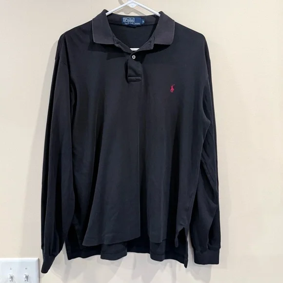 🔥Ralph Lauren Men's Black Polo Shirt🔥