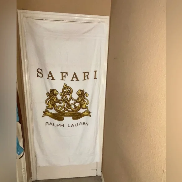 New VTG Safari Ralph Lauren Beach Towel 66 X 35 8325VT​​​