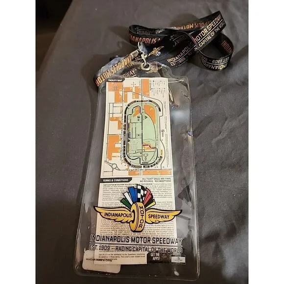 Nice 2018 Indianapolis 500 Ticket Stub With‎ Lanyard Holder