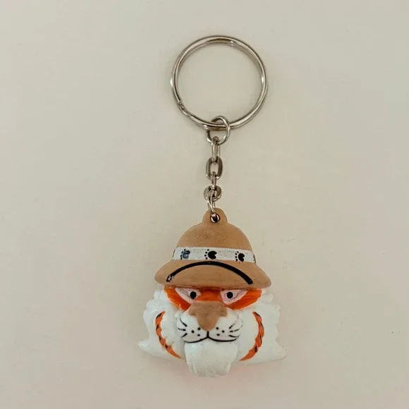 Vintage EXXON Tony The Tiger Gas Promotional Key‎ Chain Car Keys Collectible