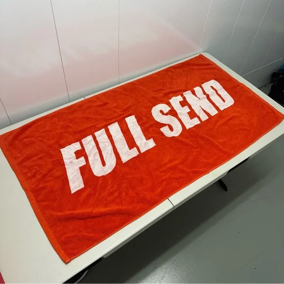 Full Send Nelk Boys Red Beach Towel