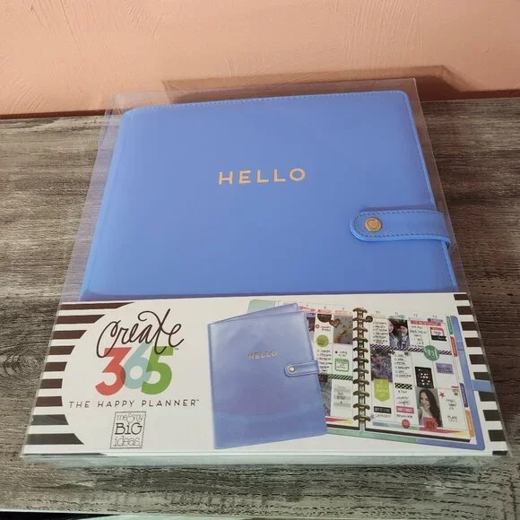 NEW Happy Planner Deluxe Cover - BIG - Snorkel Blue