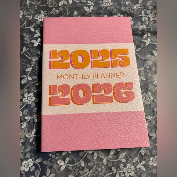 2025 - 2026 Monthly Planner Measures 9 1/2 X 7 Soft Cover