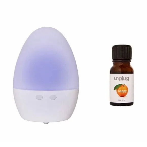 Unplug Mediation Color Changing Aromatherapy Diffuser NWT