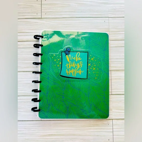 Happy planner classic size weekly layout tropical make things happen