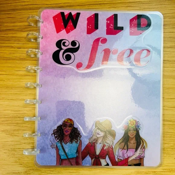 Happy planner classic size cover set wild and free Good times and tan li…