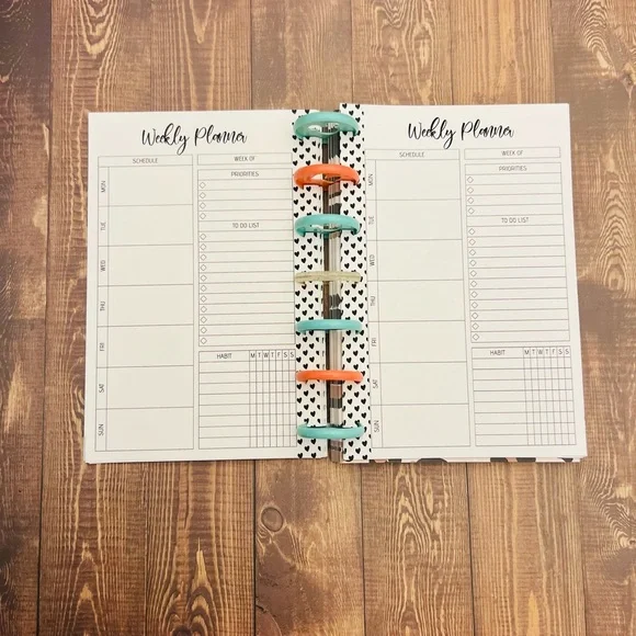 Mini Happy Planner Inserts Weekly Layout Monday start