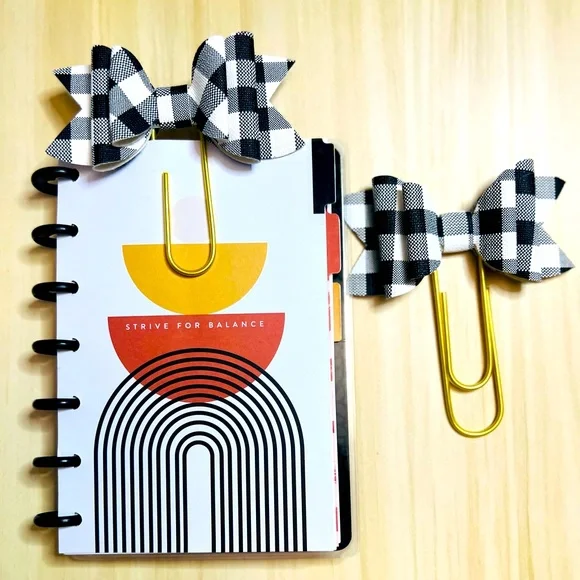 Happy planner Bow paper clips Jumbo size 2 pcs