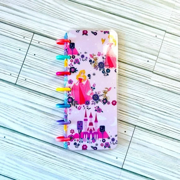 Happy planner skinny mini size weekly layout Disney Princess Aurora