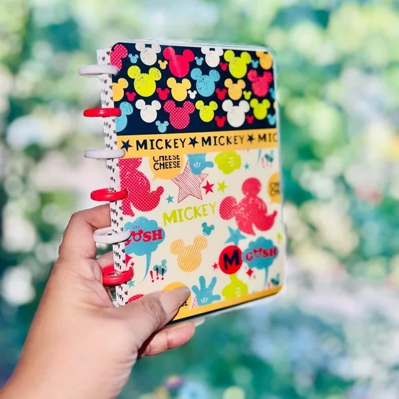 Happy planner mini size monthly and weekly layout disney Mickey Mouse