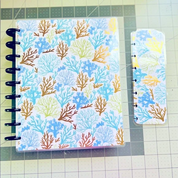 Mermaid happy planner classic size cover set, 2 dashboards