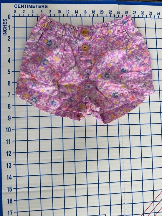 OshKosh B'gosh Lavender Floral Button-Front Toddler Dress