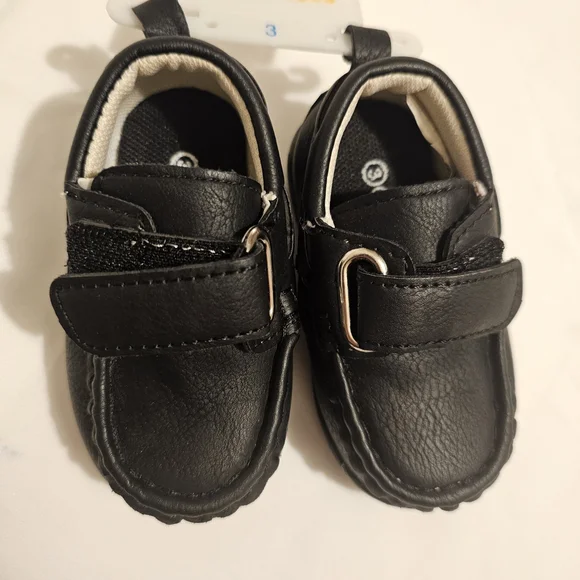 Classic Black Baby Walker Shoes