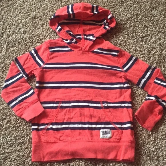 OshKosh Bgosh Orange long sleeve shirt hoodie