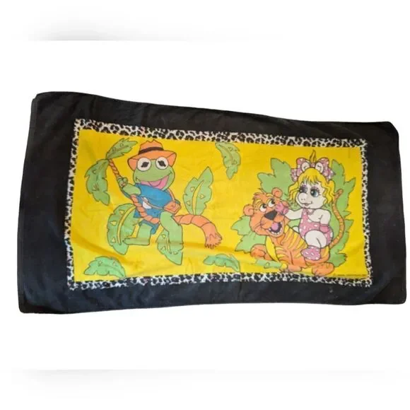 Muppet Babies vintage‎ 90s beach towel Jim Hensen