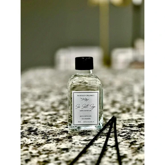 PH Design Organics Sea Salt Sage‎ Reed Diffuser Essential Oils 178ml