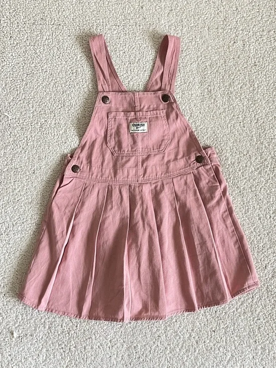 OshKosh B'gosh Dusty Pink Cotton Jumper Dress 5T
