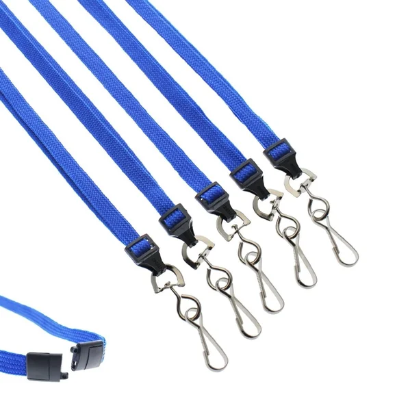 Specialist ID SPID Inc. Royal Blue Breakaway Lanyards 25 Pack ID Badge Holders