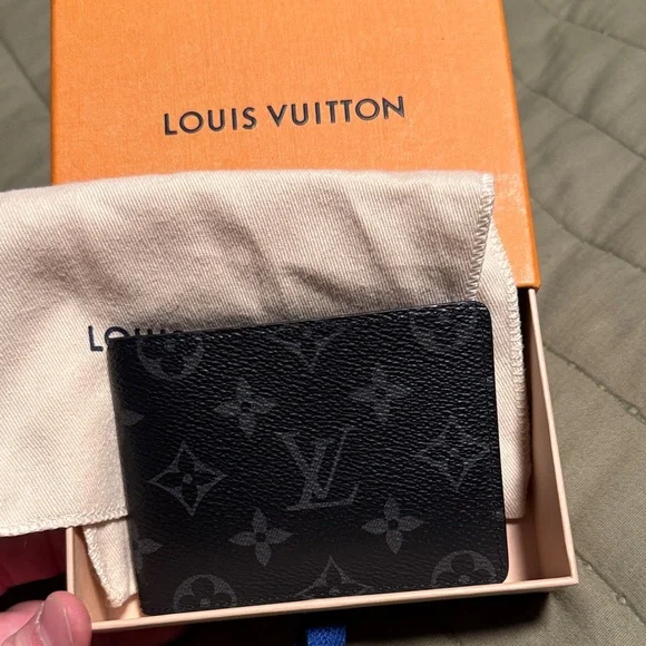 Louis Vuitton Black Monogram Eclipse Card Holder