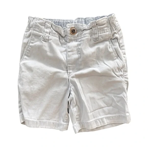 3T OshKosh B'gosh Light Gray Elastic Waist Shorts