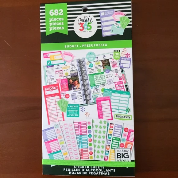 🌻🆕️ happy planner • budget sticker book