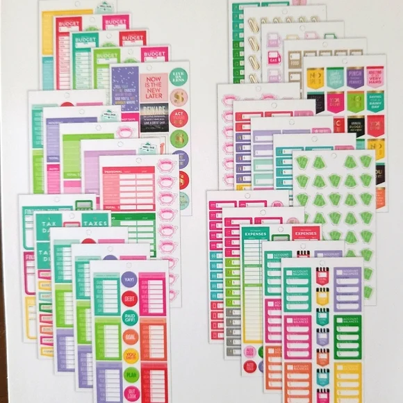 🆕️ happy planner • budget sticker book