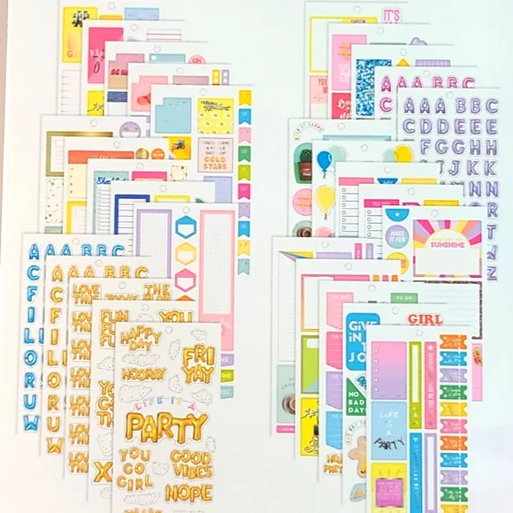 🆕️ happy planner • life is a party sticker book