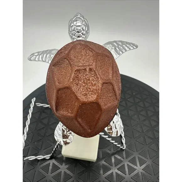 Bath & Body Works Wallflower Brown Turtle Silver Unit Plug In Diffuser Warmer