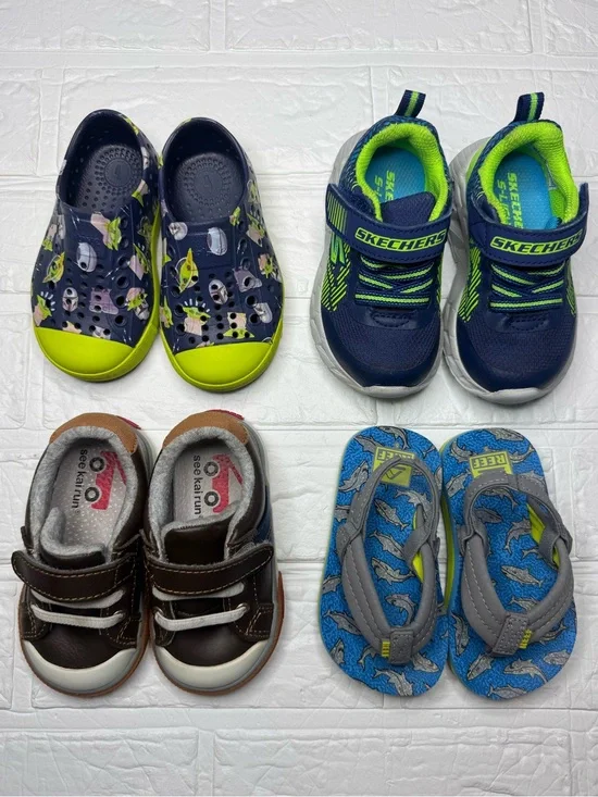 Toddler Shoe Bundle Size 5US, 4 Pairs