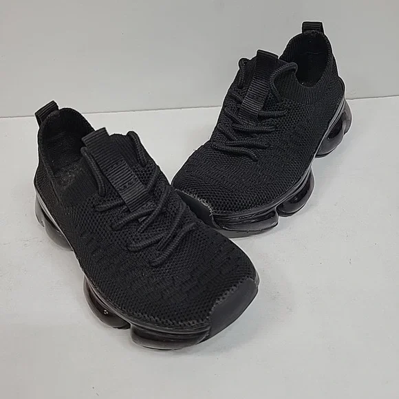 Lucky Step Toddler Sz 18-24 mo Sock Style Sneakers Lace-Up Non Slip Super Cute