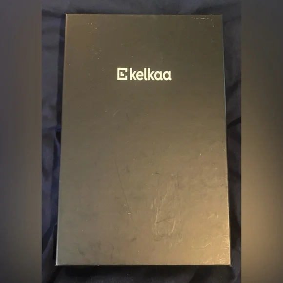 Kelkka 12-Month Undated Planner – Black Hardcover, Goal Setting Journal