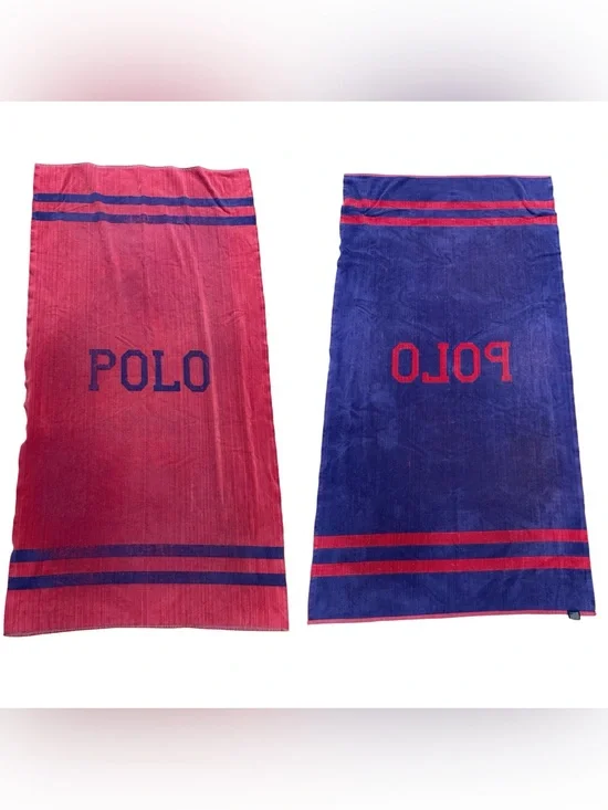 Vtg Ralph Lauren Polo Beach Towel