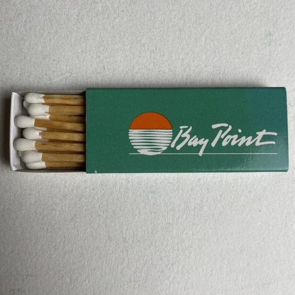 Vintage Matchbook‎ Baypoint Yacht & Country Club Panama City Beach FL