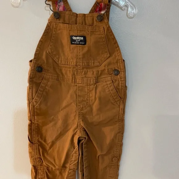 OshKosh B'gosh like carhartt bib Overalls size 9 months