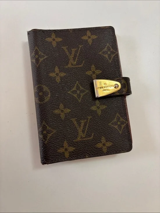 Louis Vuitton Agenda Partenaire Cover Monogram Canvas Brown
