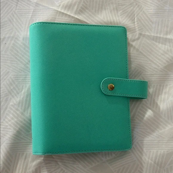 Aqua Leather Planner