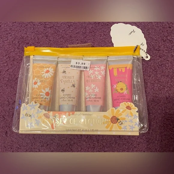 NWT 4 scented hand creams