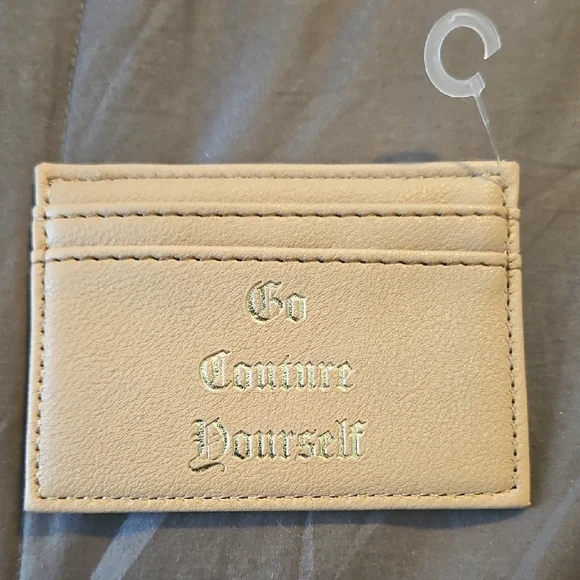 Tan Card Holder Juicy Couture