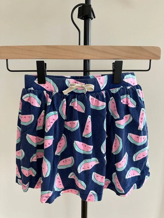 OshKosh B'gosh Navy Skirt with Pink & Watermelon Print