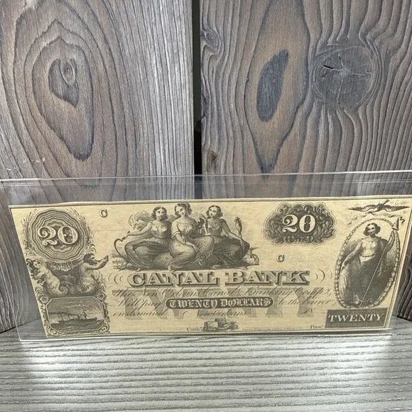 United States 20‎ Dollars Nouvelle Orléans Double Couleur Canal Bank
