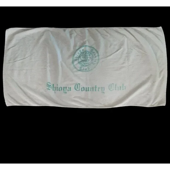 Vintage Shioya Country Club Japan Beach Towel