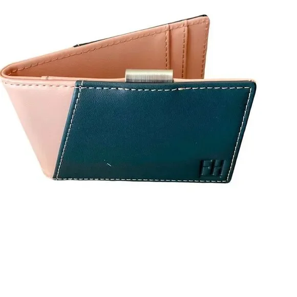 Leather Wallet Money Clip Forrest & Harold Signature Slim RFID NIB