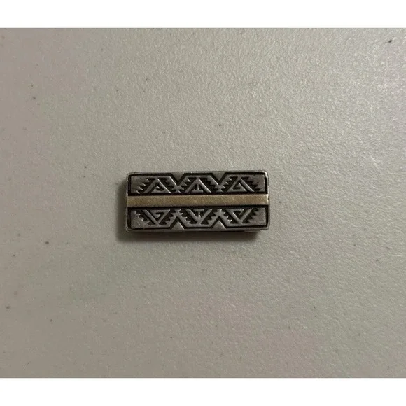 Calvin Begay Navajo 14k Gold Sterling‎ Silver Vintage Money Clip 23 Grams