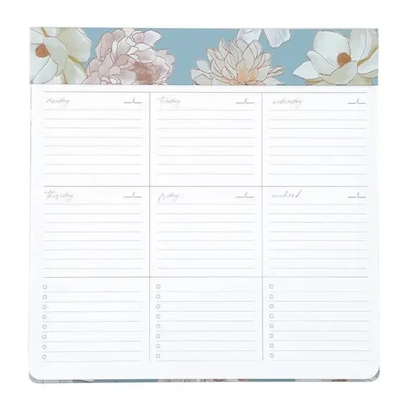 Erin Condren Flora designer Schedule Pad