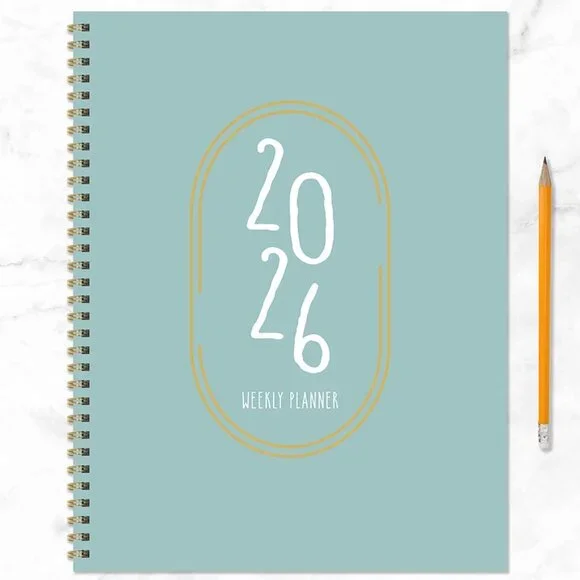 2026 Robin’s Egg Large Monthly Planner
