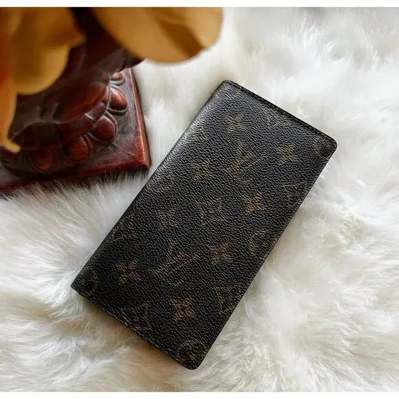 Louis Vuitton Monogram Pocket Agenda de Poche Notebook/ Checkbook Cover MI1906