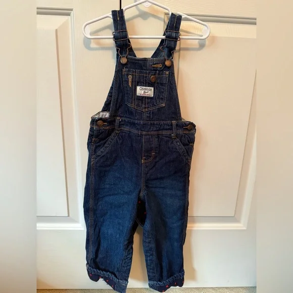 OshKosh B'gosh Girl’s Blue Denim Overalls Classic Style